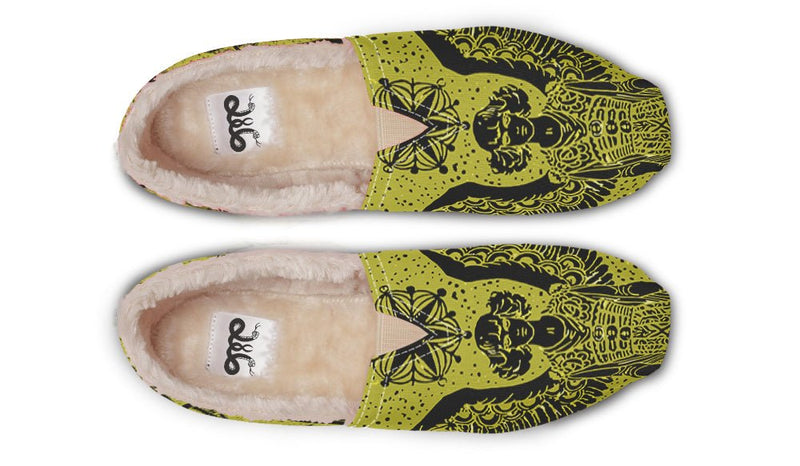 Call Upon the Star Green Black Winter Casual Shoes - Jaded Lament