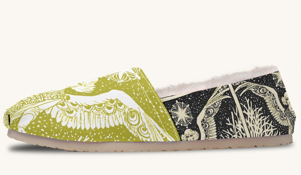 Call Upon the Star Green White Winter Casual Shoes - Jaded Lament