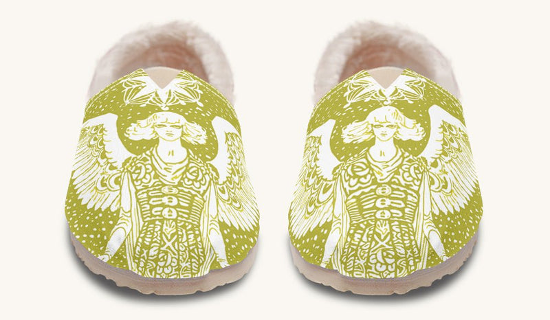 Call Upon the Star Green White Winter Casual Shoes - Jaded Lament