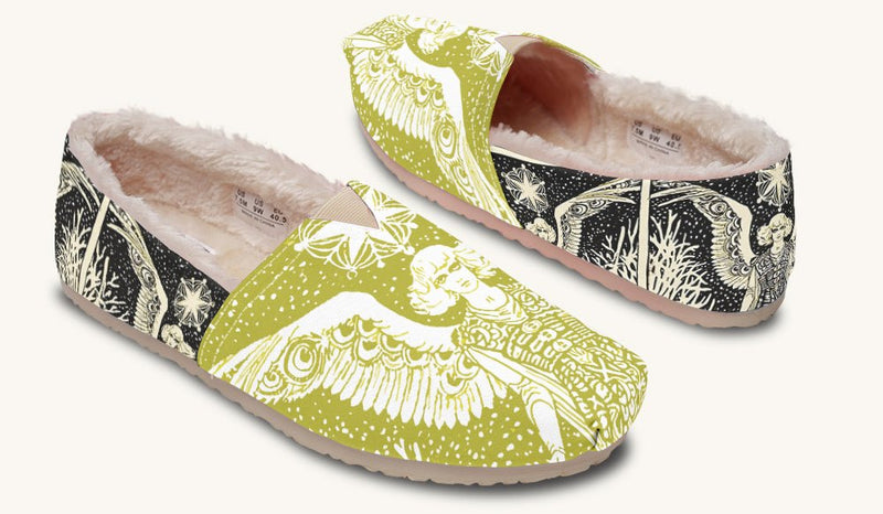 Call Upon the Star Green White Winter Casual Shoes - Jaded Lament