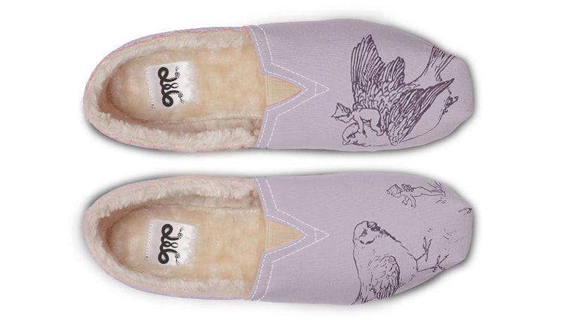 Feather And Cloud Winter Casual Shoes - Jaded Lament