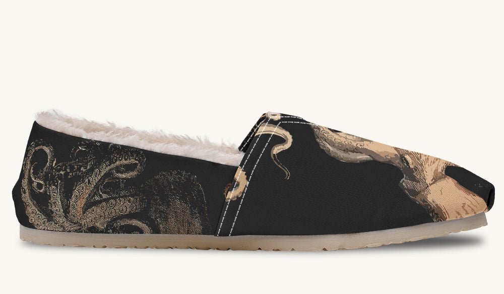Kraken Unleashed Black Winter Casual Shoes - Jaded Lament