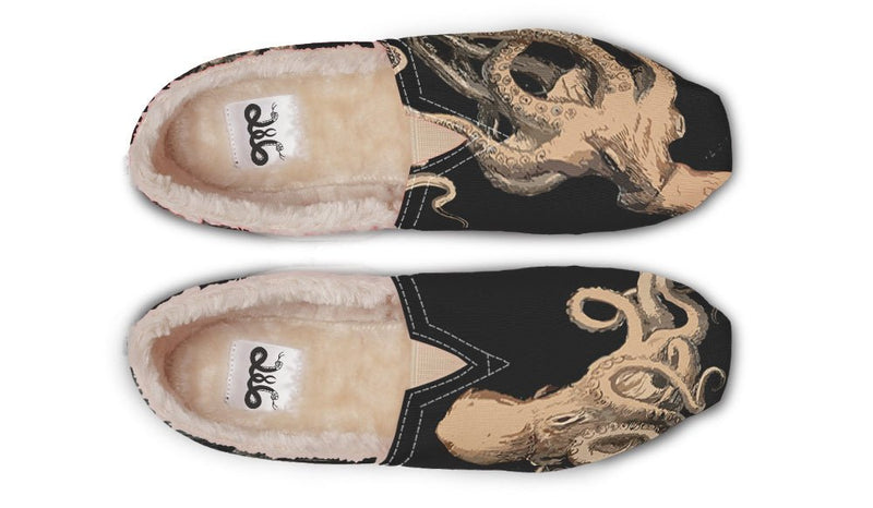 Kraken Unleashed Black Winter Casual Shoes - Jaded Lament