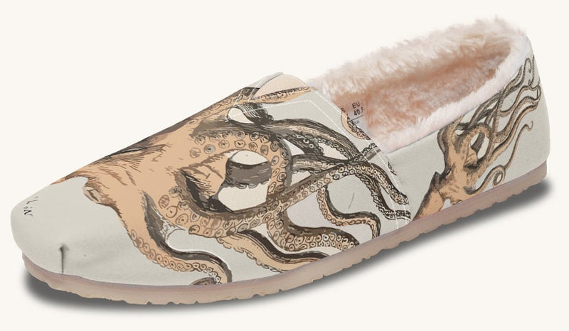 Kraken Unleashed Light Brown Winter Casual Shoes - Jaded Lament