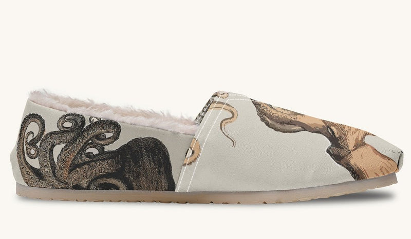 Kraken Unleashed Light Brown Winter Casual Shoes - Jaded Lament