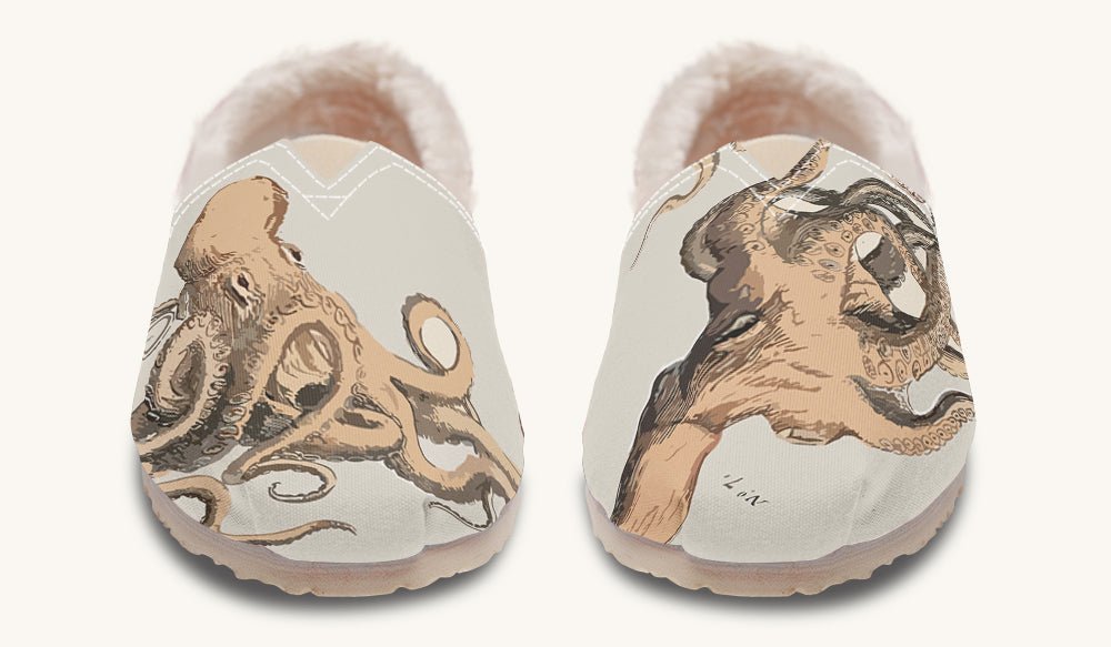 Kraken Unleashed Light Brown Winter Casual Shoes - Jaded Lament