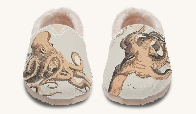 Kraken Unleashed Light Brown Winter Casual Shoes - Jaded Lament