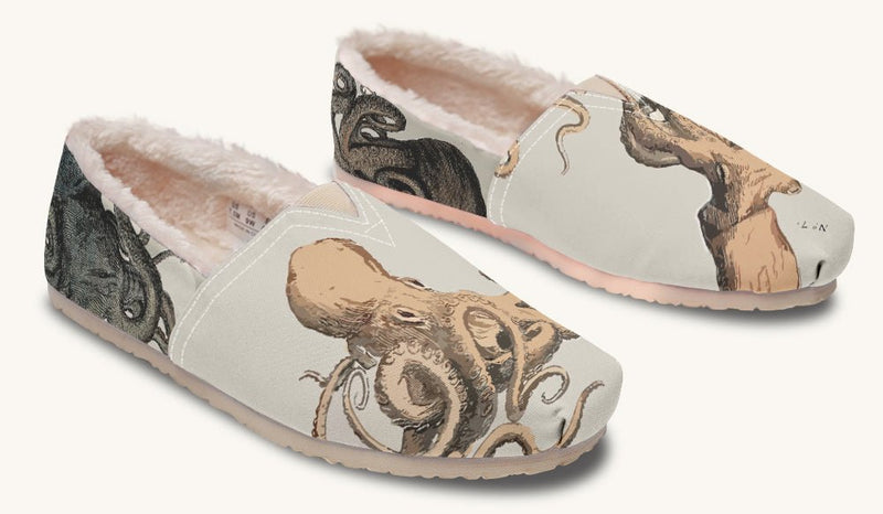 Kraken Unleashed Light Brown Winter Casual Shoes - Jaded Lament