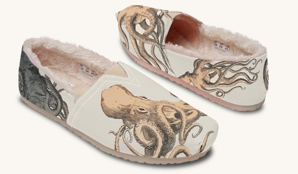 Kraken Unleashed Light Brown Winter Casual Shoes - Jaded Lament