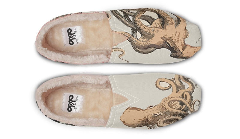 Kraken Unleashed Light Brown Winter Casual Shoes - Jaded Lament