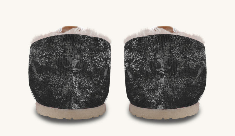 She Watched The Bones Sink Black Winter Casual Shoes - Jaded Lament