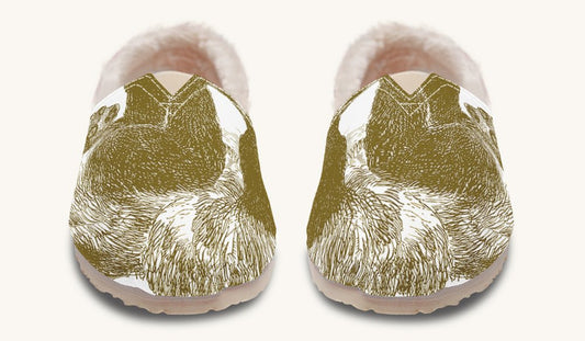 The Sloth Stays Brown White Winter Casual Shoes - Jaded Lament