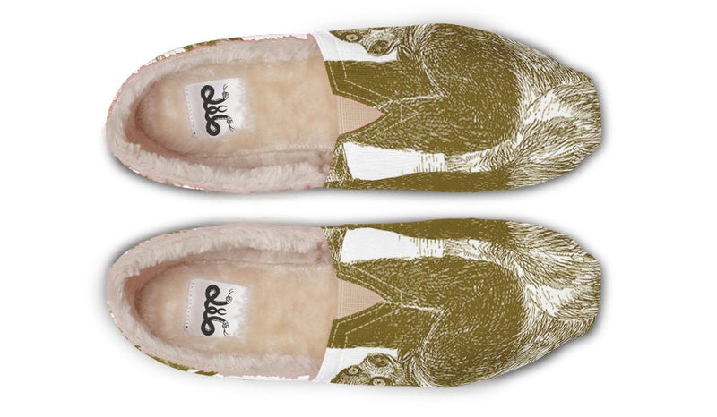 The Sloth Stays Brown White Winter Casual Shoes - Jaded Lament