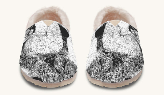 The Sloth Stays White Black Winter Casual Shoes - Jaded Lament