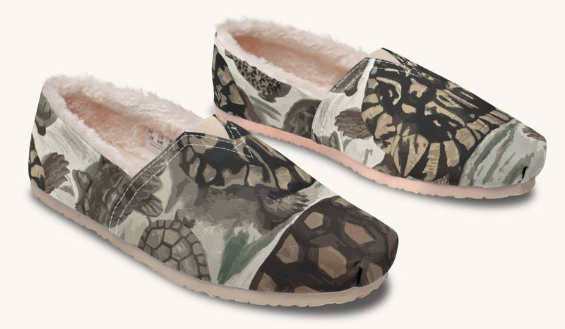 Turtle Time Desaturated Winter Casual Shoes - Jaded Lament